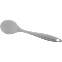COLHER PARA SERVIR DE SILICONE CINZA 27cm